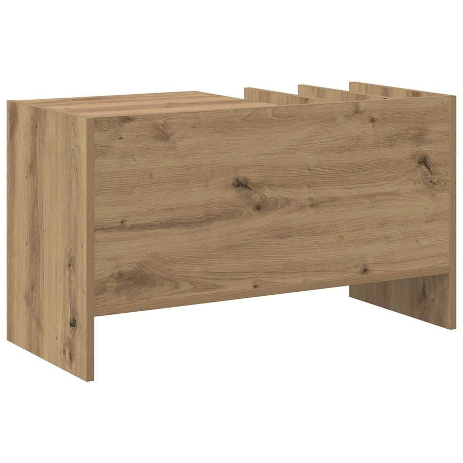 Platenkast Artisan Eiken 78.5 x 35 x 45 cm Bewerkt hout