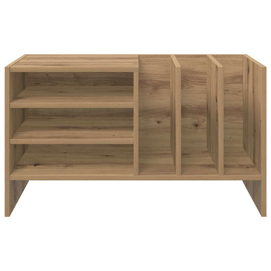 Platenkast Artisan Eiken 78.5 x 35 x 45 cm Bewerkt hout