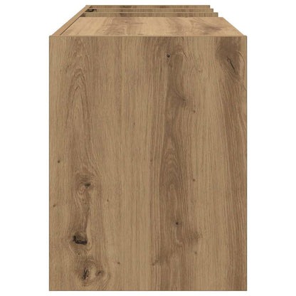 Platenkast Artisan Eiken 78.5 x 35 x 45 cm Bewerkt hout