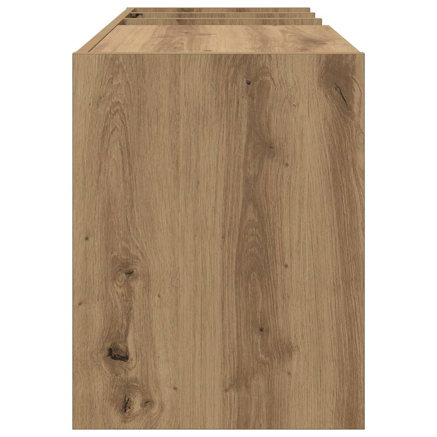 Platenkast Artisan Eiken 78.5 x 35 x 45 cm Bewerkt hout