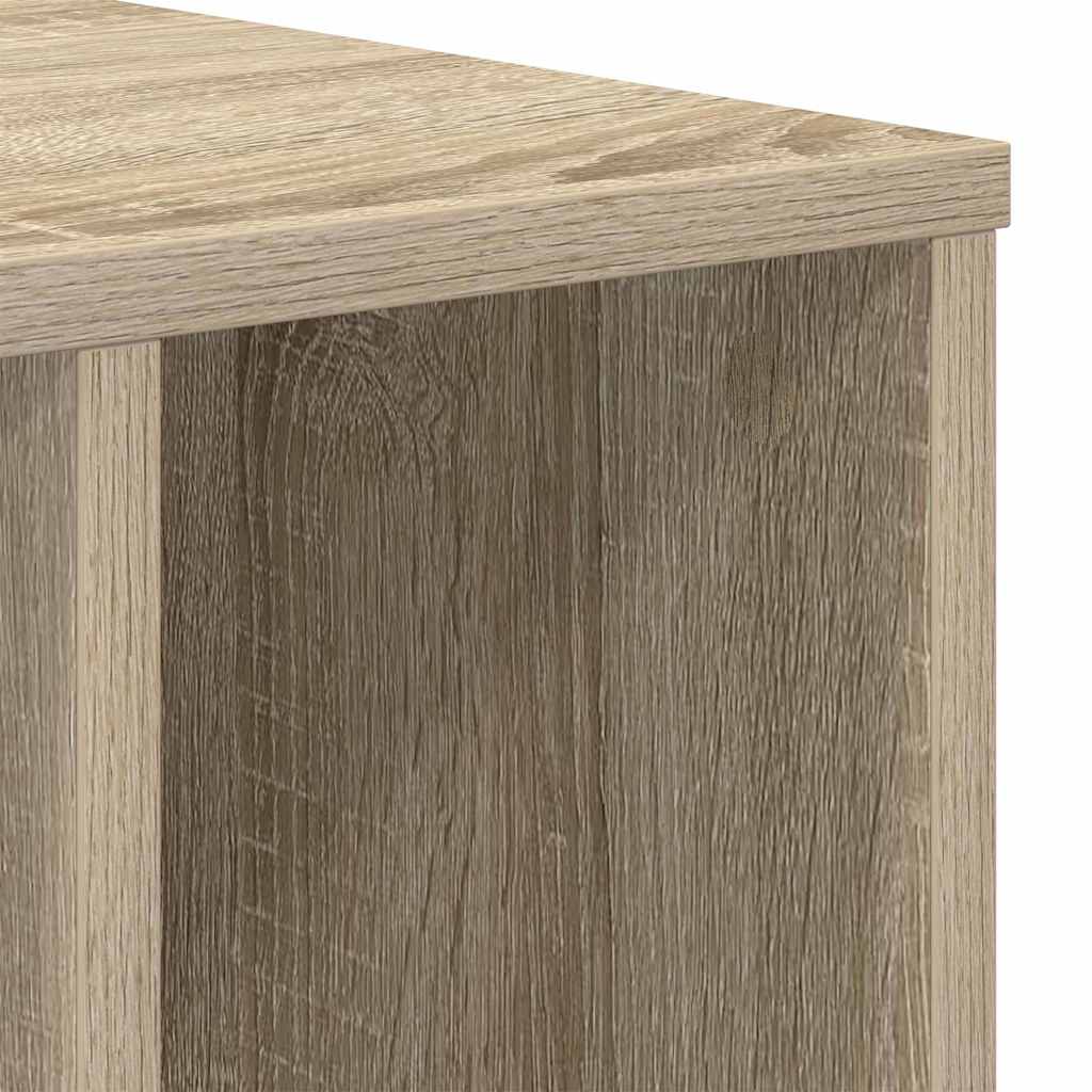 Bijzettafel 2 pcs Sonoma Eiken 37 x 32 x 40 cm Bewerkt hout