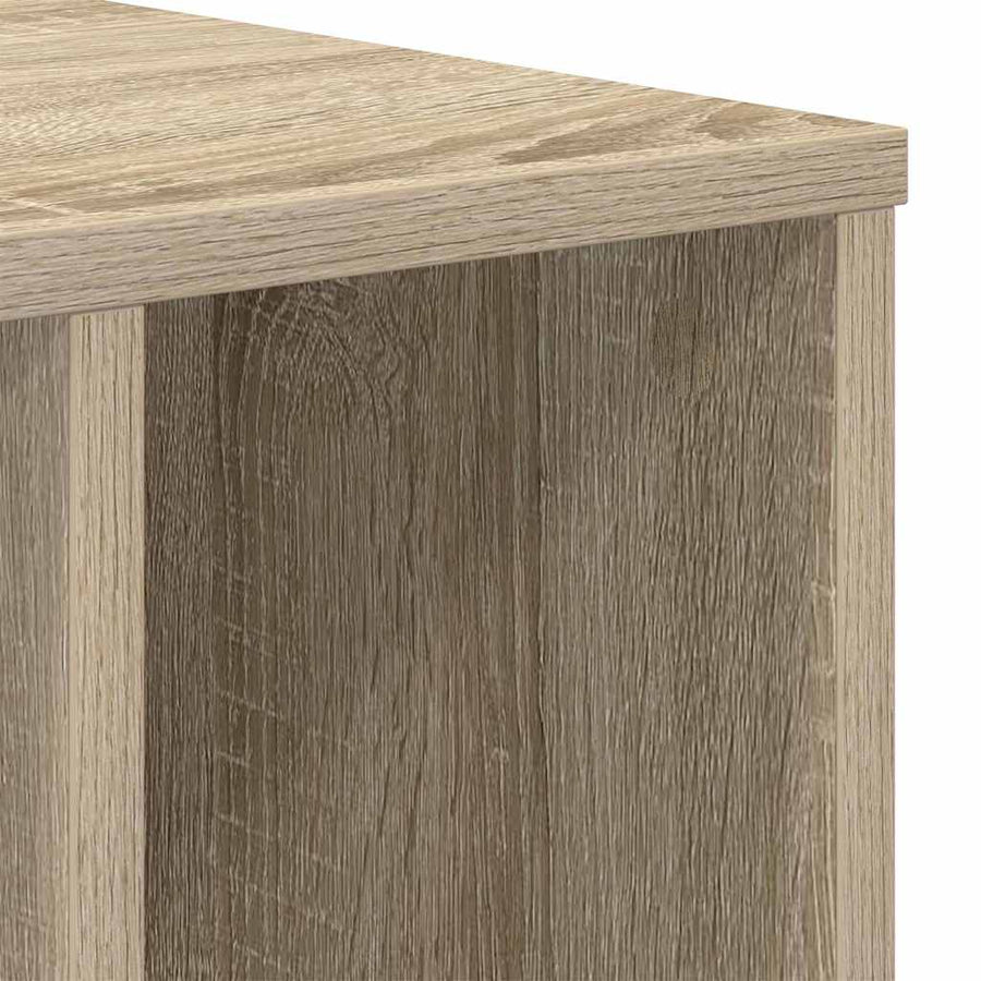 Bijzettafel 2 pcs Sonoma Eiken 37 x 32 x 40 cm Bewerkt hout