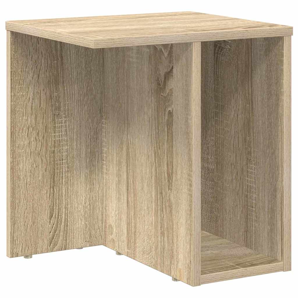 Bijzettafel 2 pcs Sonoma Eiken 37 x 32 x 40 cm Bewerkt hout