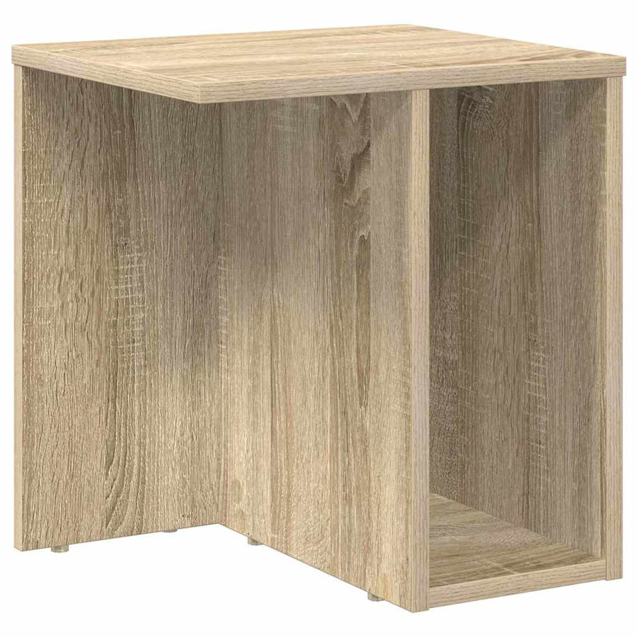 Bijzettafel 2 pcs Sonoma Eiken 37 x 32 x 40 cm Bewerkt hout