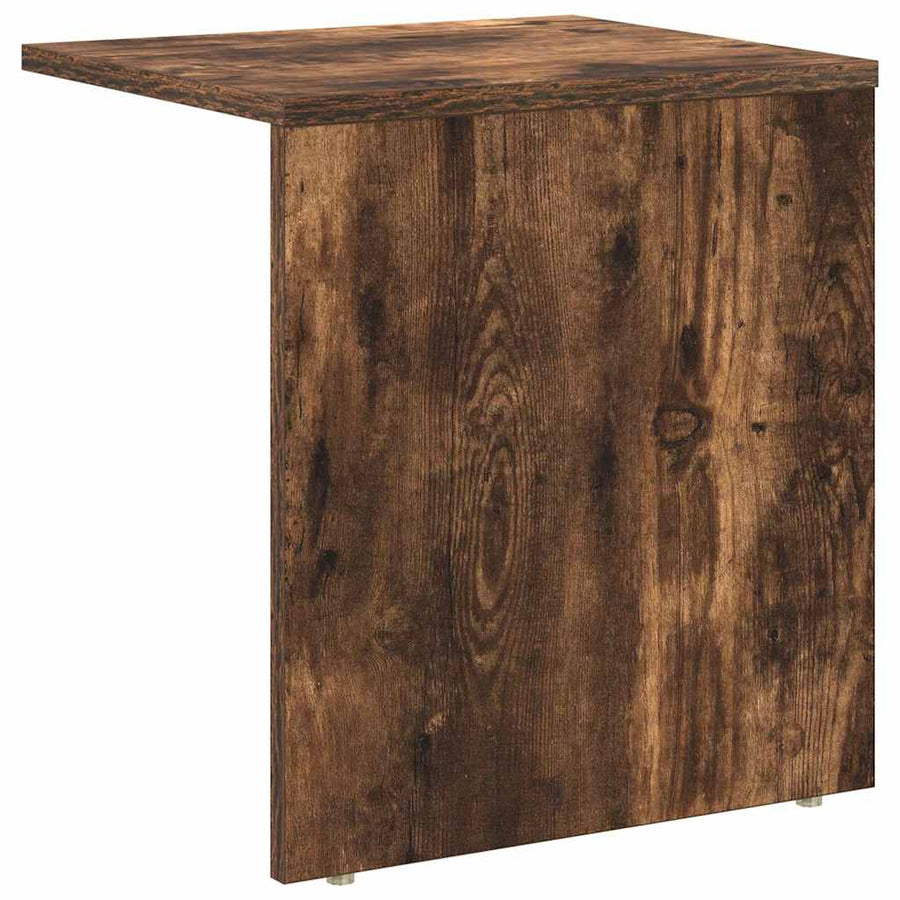 Bijzettafel Gerookt eiken 37 x 32 x 40 cm Bewerkt hout