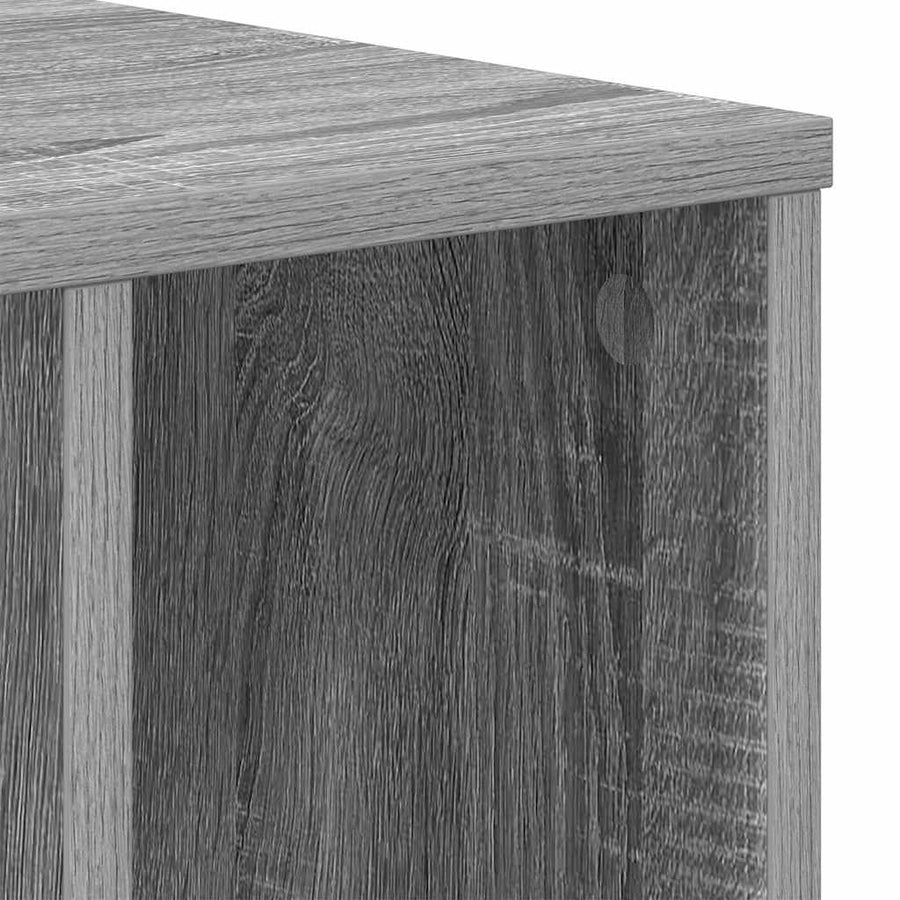 Bijzettafel Grijs Sonoma 37 x 32 x 40 cm Bewerkt hout