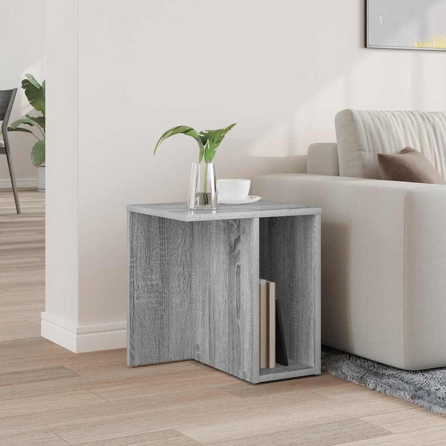 Bijzettafel Grijs Sonoma 37 x 32 x 40 cm Bewerkt hout