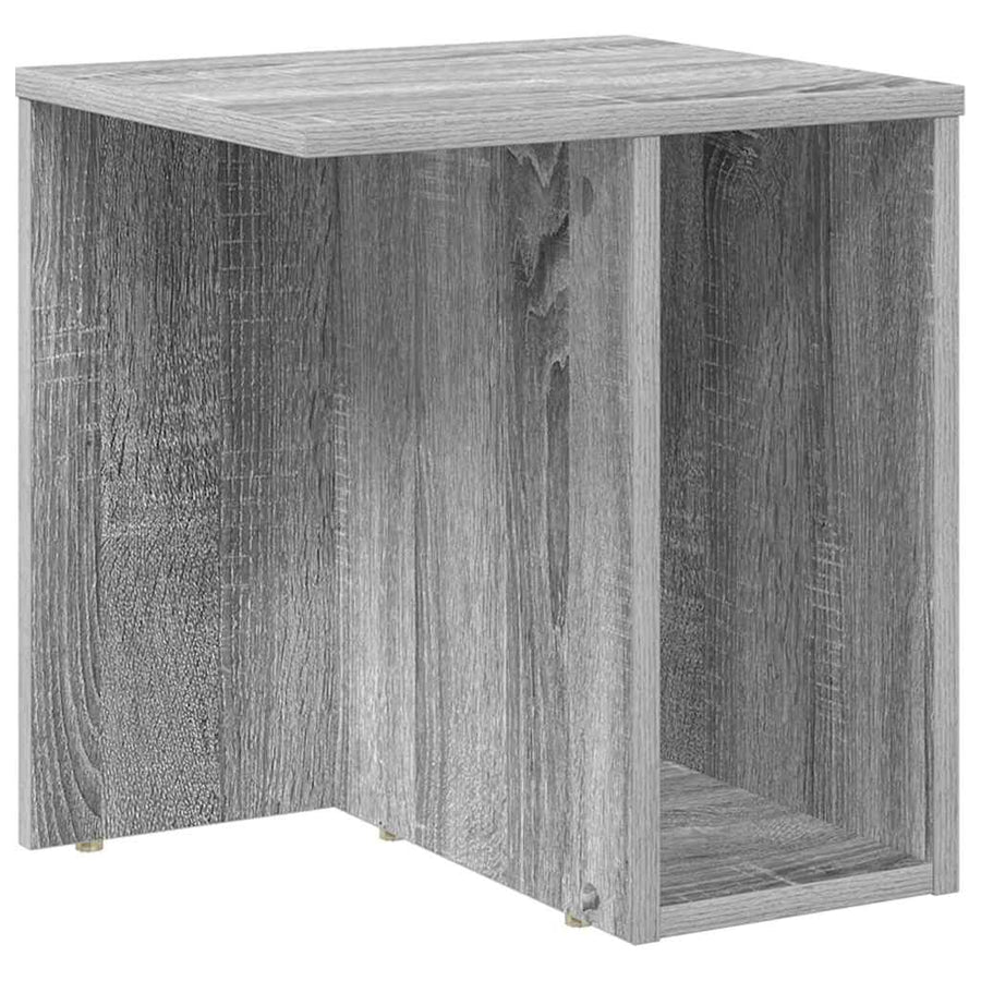 Bijzettafel Grijs Sonoma 37 x 32 x 40 cm Bewerkt hout