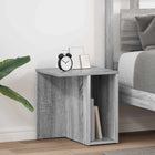 Bijzettafel set 2 stuks Grijs Sonoma 37x32x40 cm