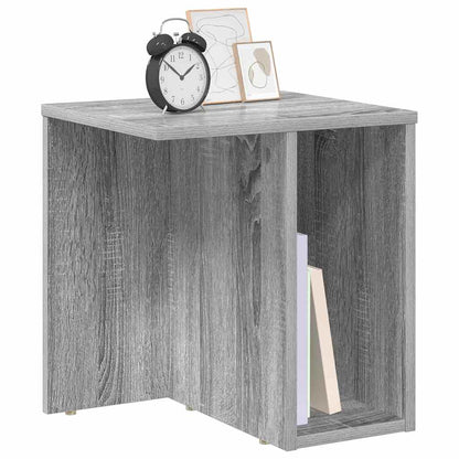 Bijzettafel 2 pcs Grijs Sonoma 37 x 32 x 40 cm Bewerkt hout