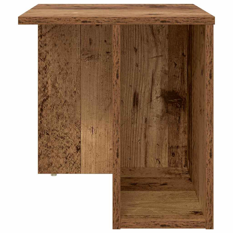 Bijzettafel Oudhout 37 x 32 x 40 cm Bewerkt hout