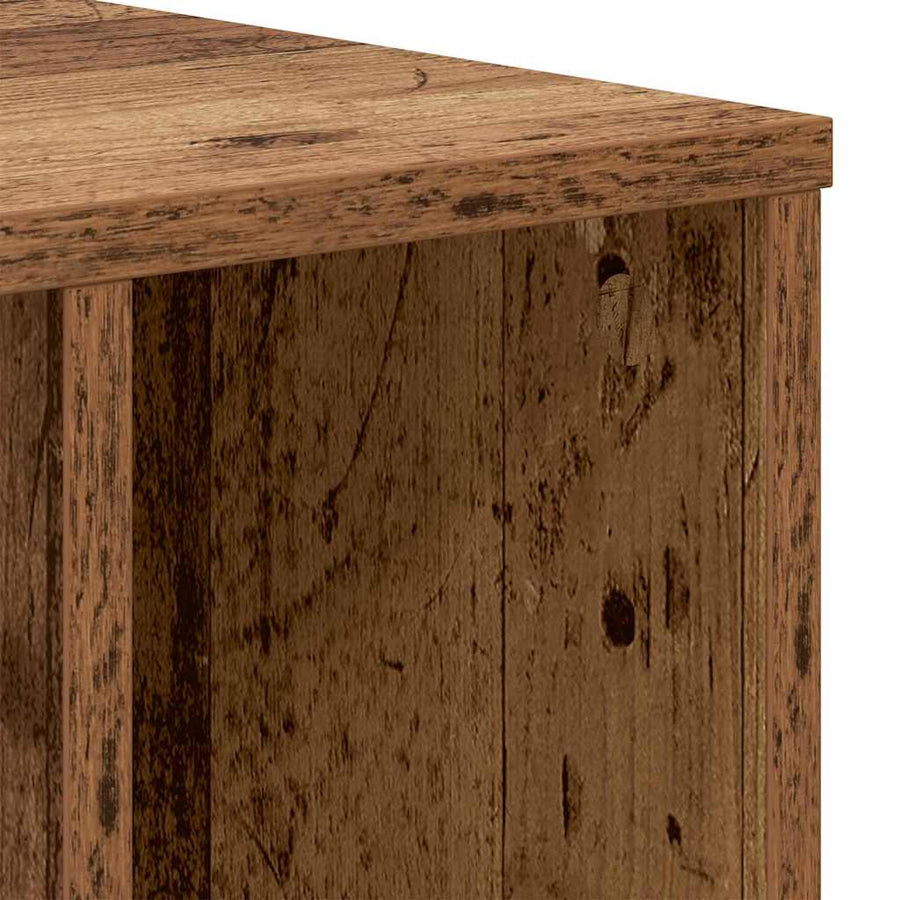 Bijzettafel 2 pcs Oudhout 37 x 32 x 40 cm Bewerkt hout
