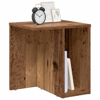 Bijzettafel 2 pcs Oudhout 37 x 32 x 40 cm Bewerkt hout