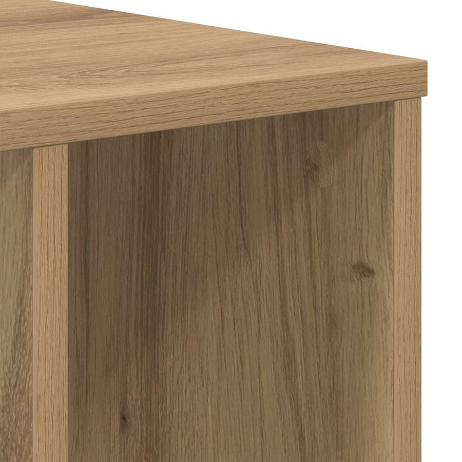 Bijzettafel 2 pcs Artisan Eiken 37 x 32 x 40 cm Bewerkt hout