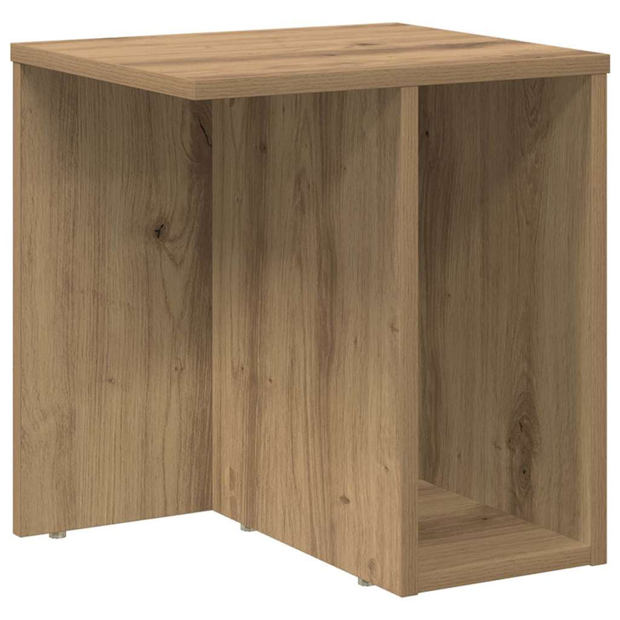 Bijzettafel 2 pcs Artisan Eiken 37 x 32 x 40 cm Bewerkt hout