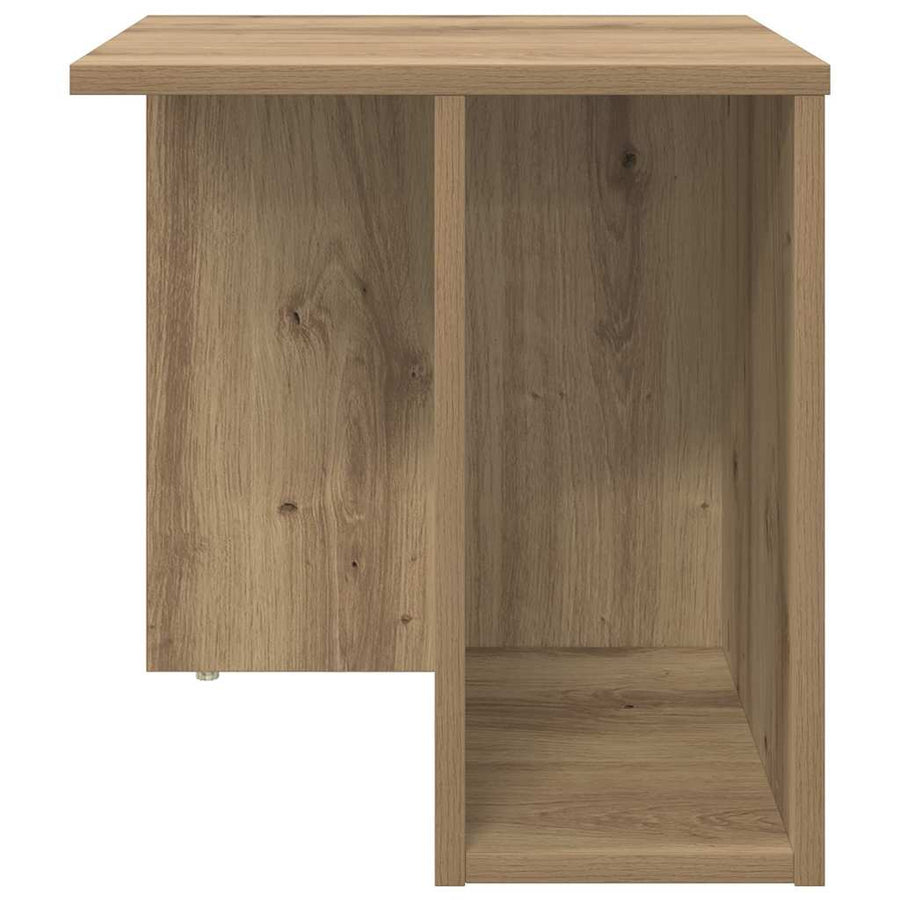Bijzettafel 2 pcs Artisan Eiken 37 x 32 x 40 cm Bewerkt hout