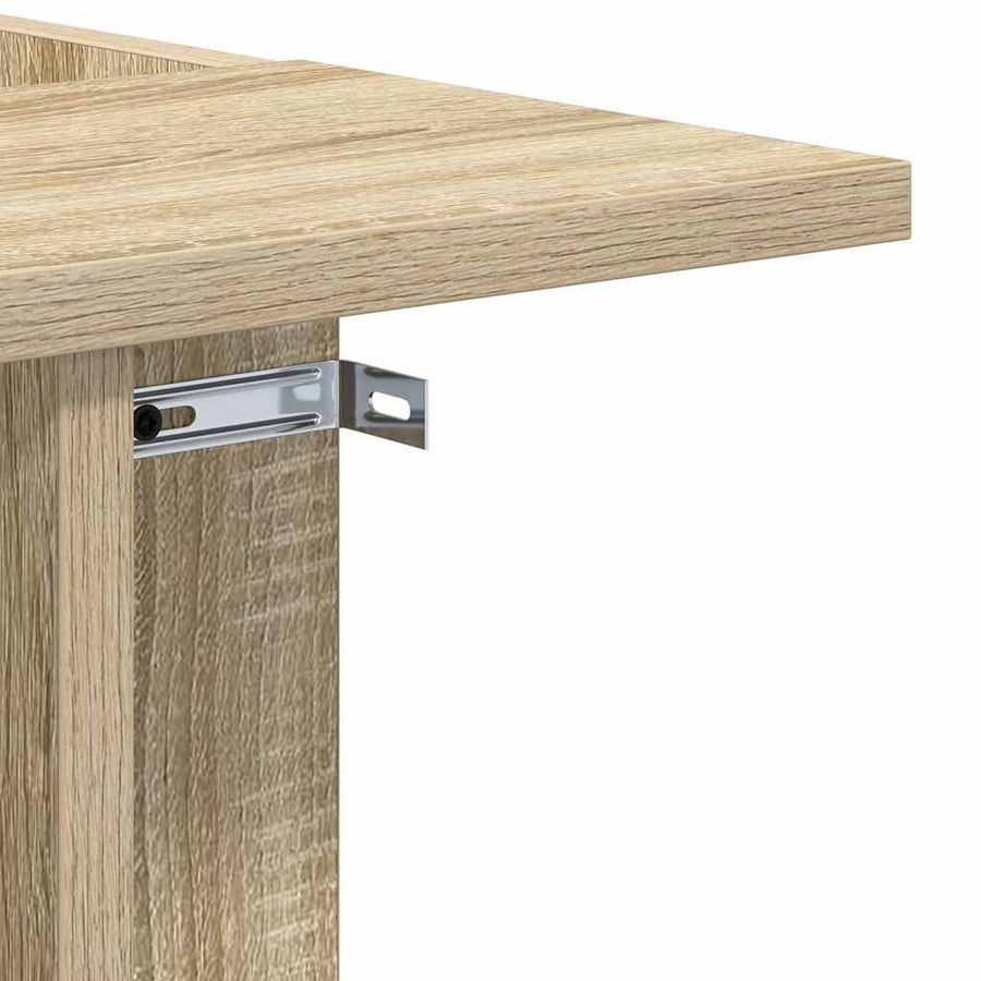 Bijzettafel Sonoma Eiken 35 x 40 x 55 cm Bewerkt hout