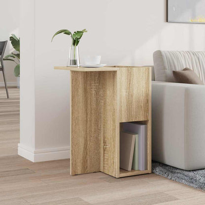 Bijzettafel Sonoma Eiken 35 x 40 x 55 cm Bewerkt hout