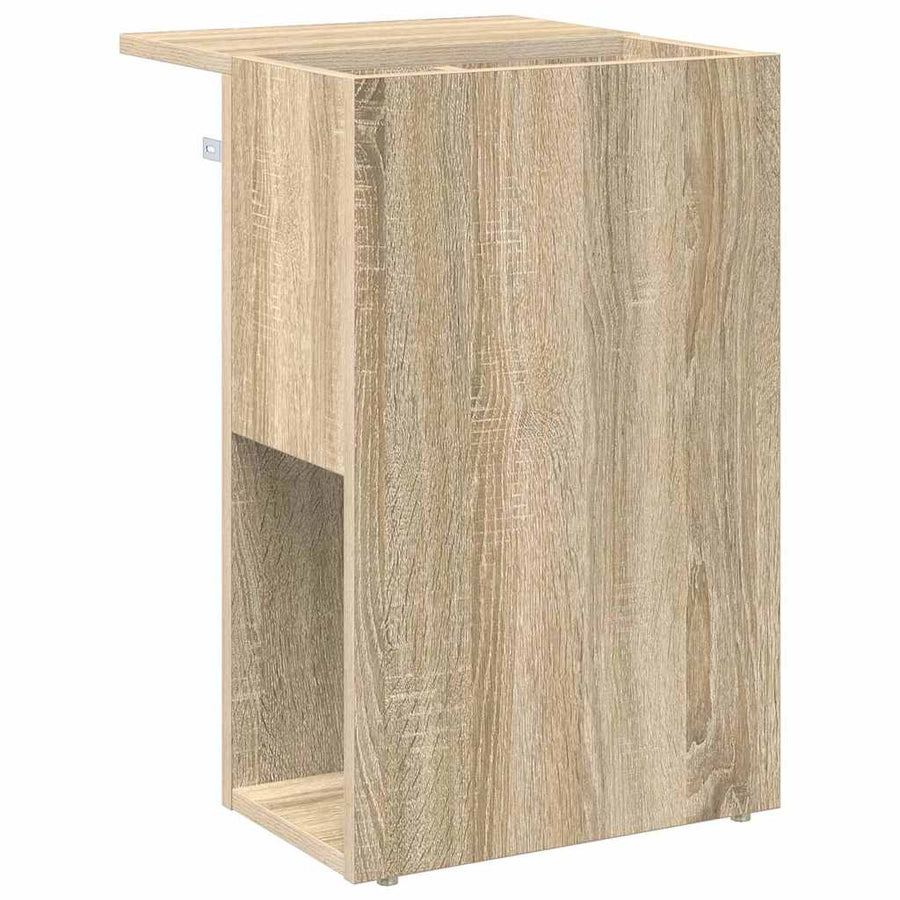 Bijzettafel Sonoma Eiken 35 x 40 x 55 cm Bewerkt hout