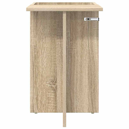Bijzettafel Sonoma Eiken 35 x 40 x 55 cm Bewerkt hout