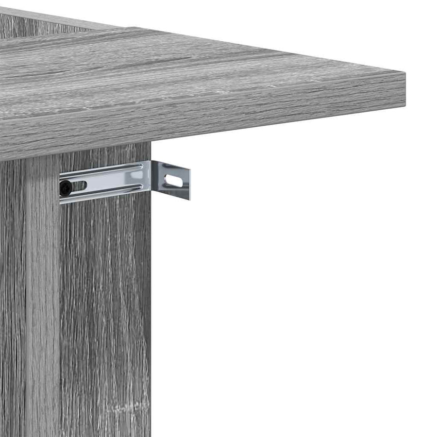 Bijzettafel Grijs Sonoma 35 x 40 x 55 cm Bewerkt hout