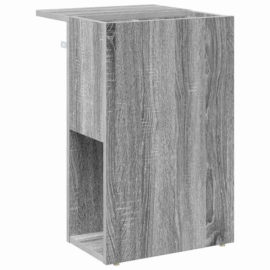 Bijzettafel Grijs Sonoma 35 x 40 x 55 cm Bewerkt hout