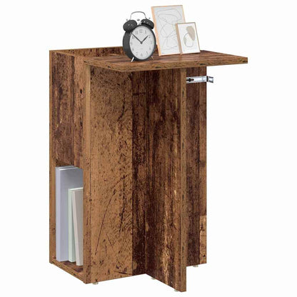 Bijzettafel Oudhout 35 x 40 x 55 cm Bewerkt hout