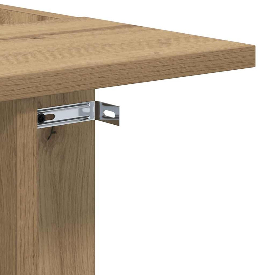 Bijzettafel Artisan Eiken 35 x 40 x 55 cm Bewerkt hout