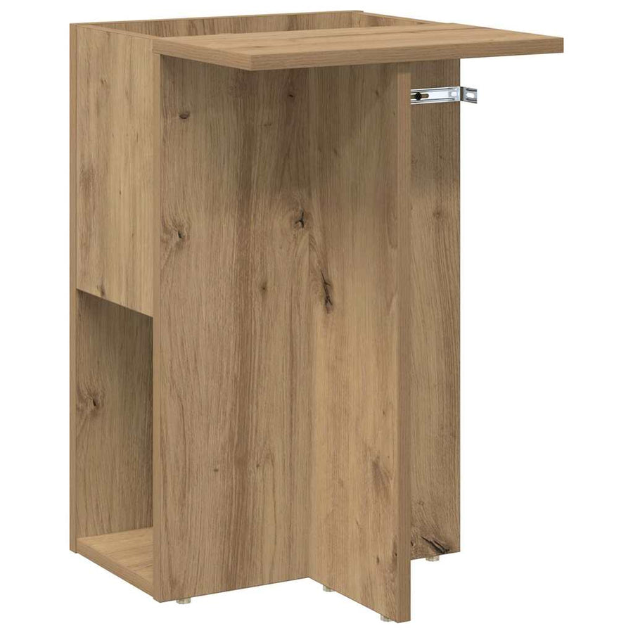 Bijzettafel Artisan Eiken 35 x 40 x 55 cm Bewerkt hout
