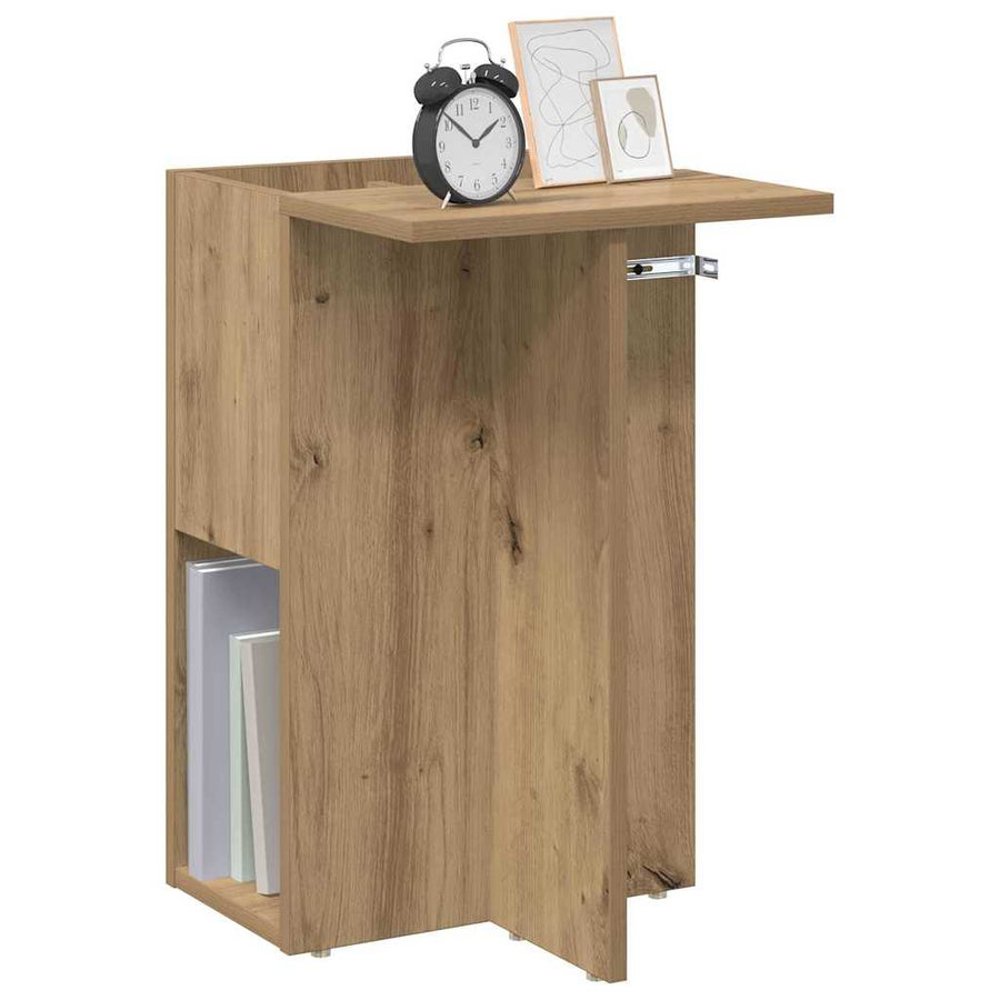 Bijzettafel Artisan Eiken 35 x 40 x 55 cm Bewerkt hout