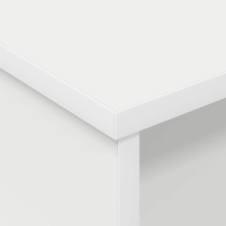 Nachtkastje 2 pcs Wit 40 x 31 x 15 cm Bewerkt hout