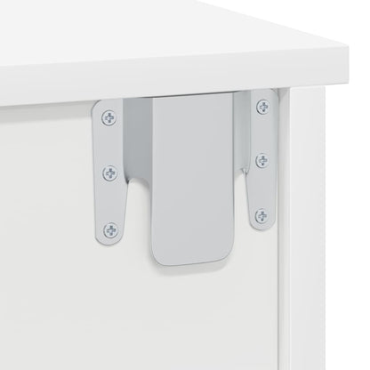 Nachtkastje 2 pcs Wit 40 x 31 x 15 cm Bewerkt hout