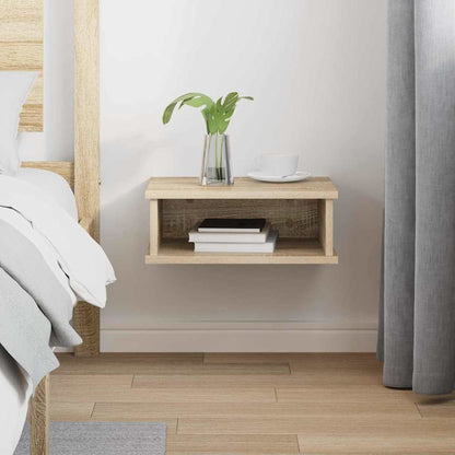 Nachtkastje Sonoma Eiken 40 x 31 x 15 cm Bewerkt hout