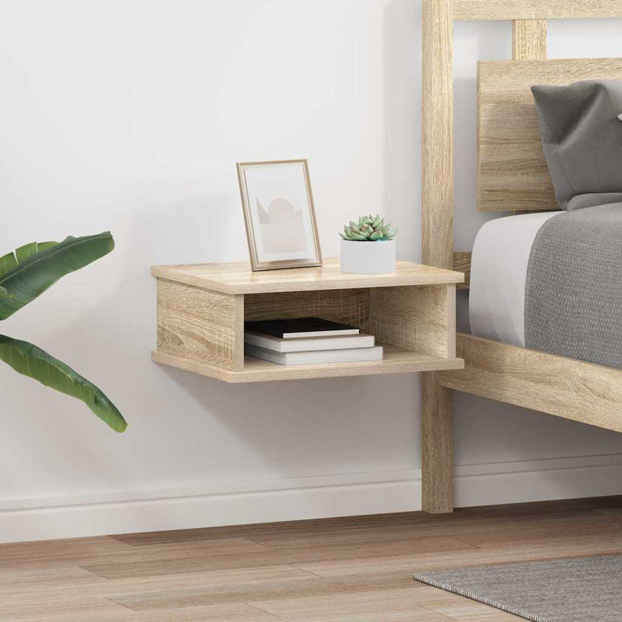 Nachtkastje 2 pcs Sonoma Eiken 40 x 31 x 15 cm Bewerkt hout