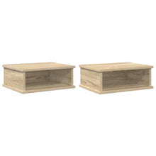 Nachtkastje 2 pcs Sonoma Eiken 40 x 31 x 15 cm Bewerkt hout
