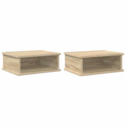Nachtkastje 2 pcs Sonoma Eiken 40 x 31 x 15 cm Bewerkt hout