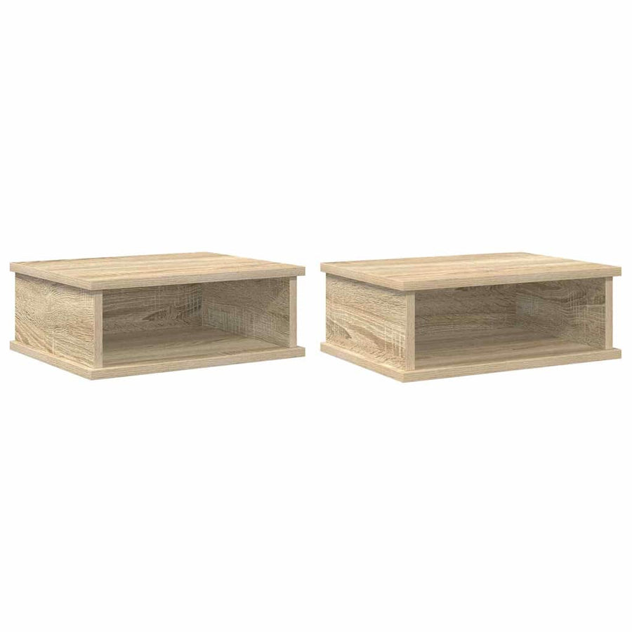 Nachtkastje 2 pcs Sonoma Eiken 40 x 31 x 15 cm Bewerkt hout