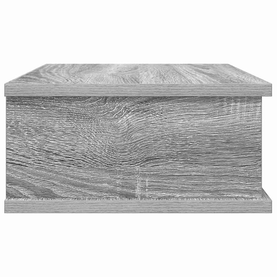 Nachtkastje Grijs Sonoma 40 x 31 x 15 cm Bewerkt hout