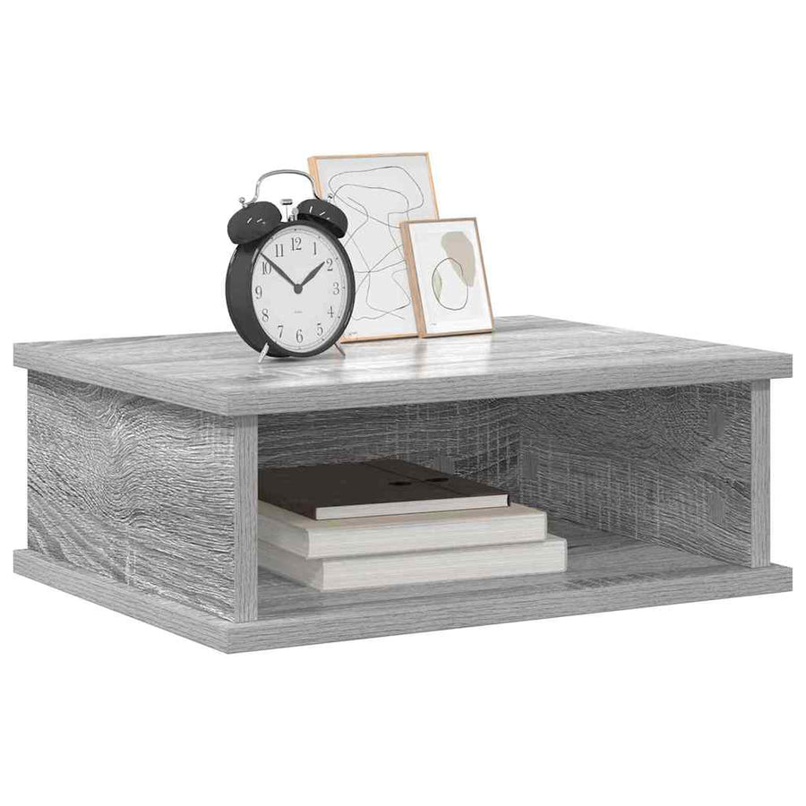 Nachtkastje 2 pcs Grijs Sonoma 40 x 31 x 15 cm Bewerkt hout