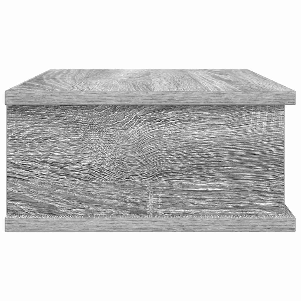Nachtkastje 2 pcs Grijs Sonoma 40 x 31 x 15 cm Bewerkt hout
