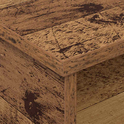 Nachtkastje Oudhout 40 x 31 x 15 cm Bewerkt hout