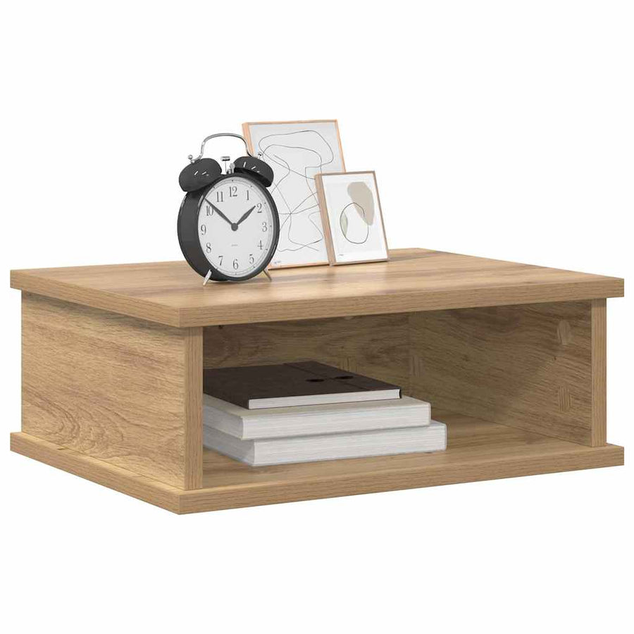 Nachtkastje Artisan Eiken 40 x 31 x 15 cm Bewerkt hout