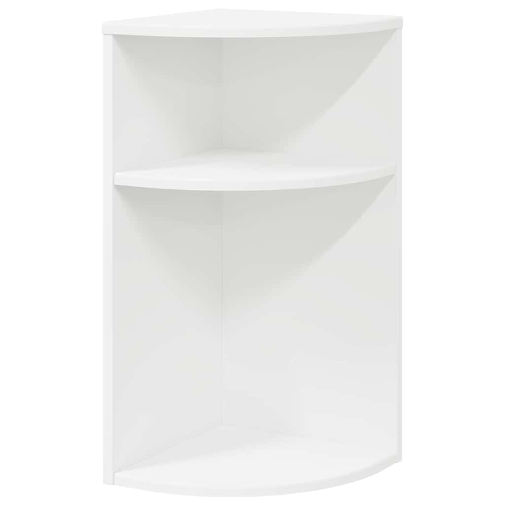 Bijzettafel Wit 29,6 x 29,6 x 60 cm Bewerkt hout