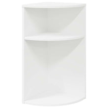 Bijzettafel Wit 29,6 x 29,6 x 60 cm Bewerkt hout