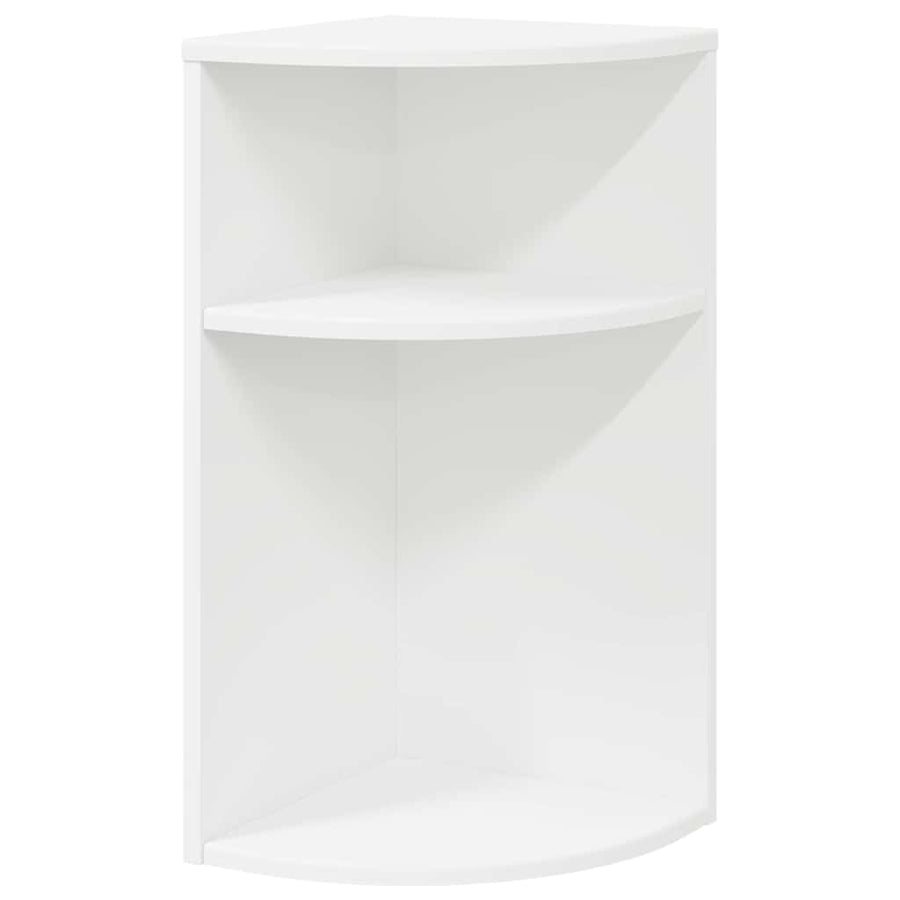 Bijzettafel Wit 29,6 x 29,6 x 60 cm Bewerkt hout