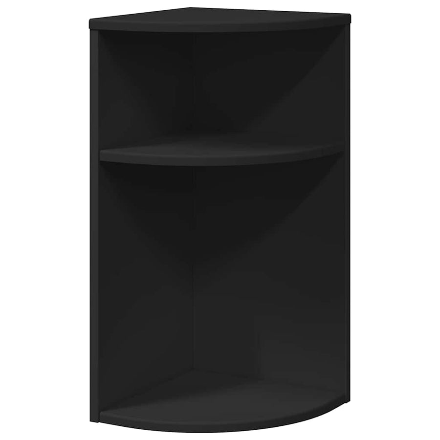 Bijzettafel Zwart 29,6 x 29,6 x 60 cm Bewerkt hout