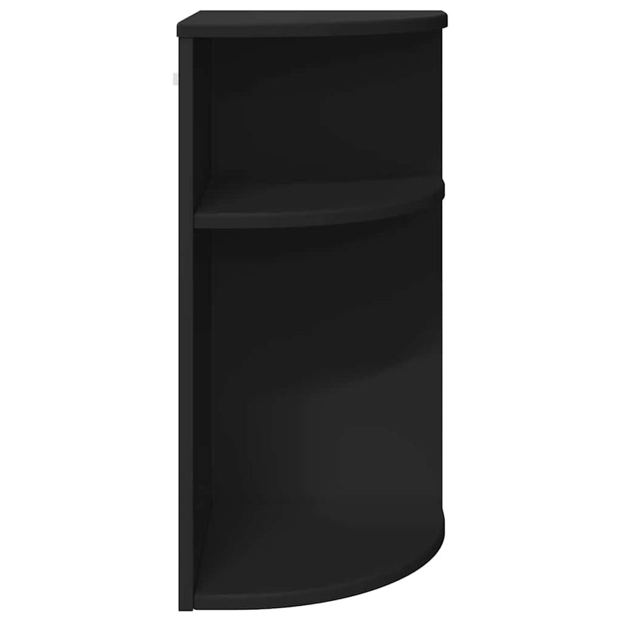 Bijzettafel Zwart 29,6 x 29,6 x 60 cm Bewerkt hout