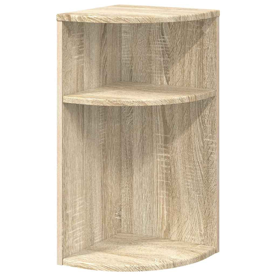 Bijzettafel Sonoma Eiken 29,6 x 29,6 x 60 cm Bewerkt hout