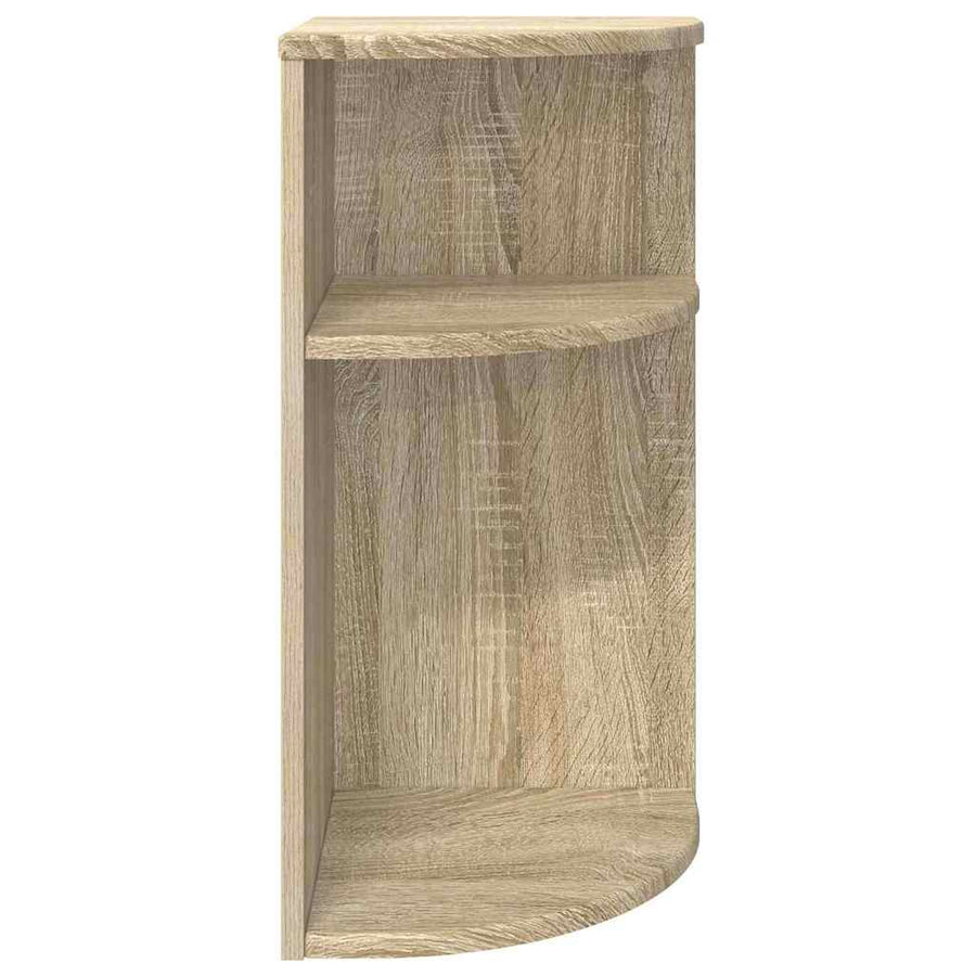 Bijzettafel Sonoma Eiken 29,6 x 29,6 x 60 cm Bewerkt hout