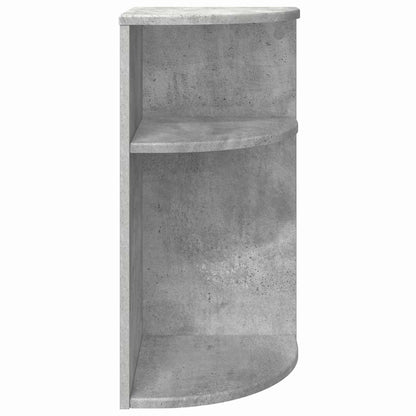 Bijzettafel Beton Grijs 29,6 x 29,6 x 60 cm Bewerkt hout